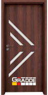 Вътрешна врата Граде, модел Paragon Glas 3-4, цвят Шведски дъб