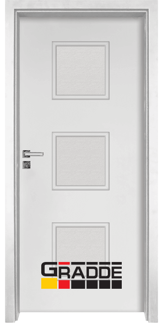 Интериорна врата Gradde Bergedorfl - Бял Мат