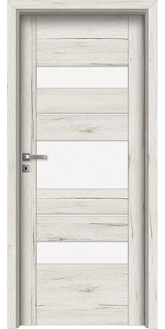 Интериорна врата Invado Pasaro модел 4 2 Интериорна врата Invado Pasaro модел 4, цвят Snowy Oak