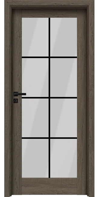Интериорна врата Invado Vista модел 2 6 Интериорна врата Invado Vista модел 2, цвят Ashy Oak
