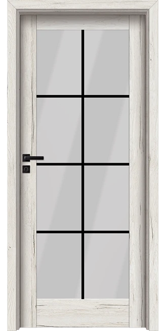 Интериорна врата Invado Vista модел 2 1 Интериорна врата Invado Vista модел 2, цвят Snowy Oak